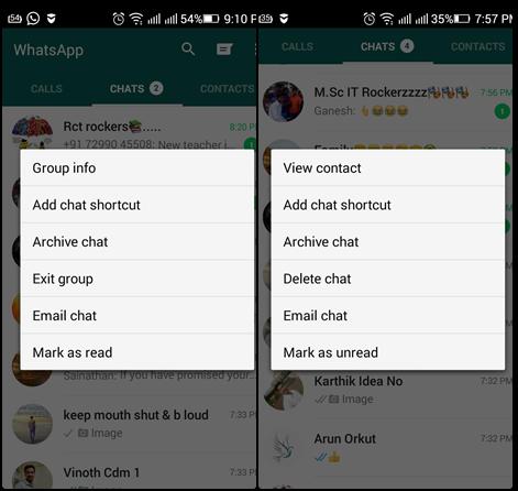 How to Read & Unread A Message On WhatsApp